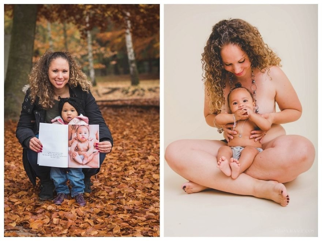 Nők szülés után – fotósorozat